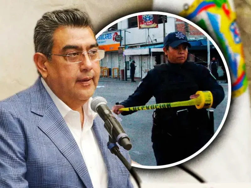 Sergio Salomón Céspedes exige mayor seguridad en Amozoc tras balacera del bar Pinochos