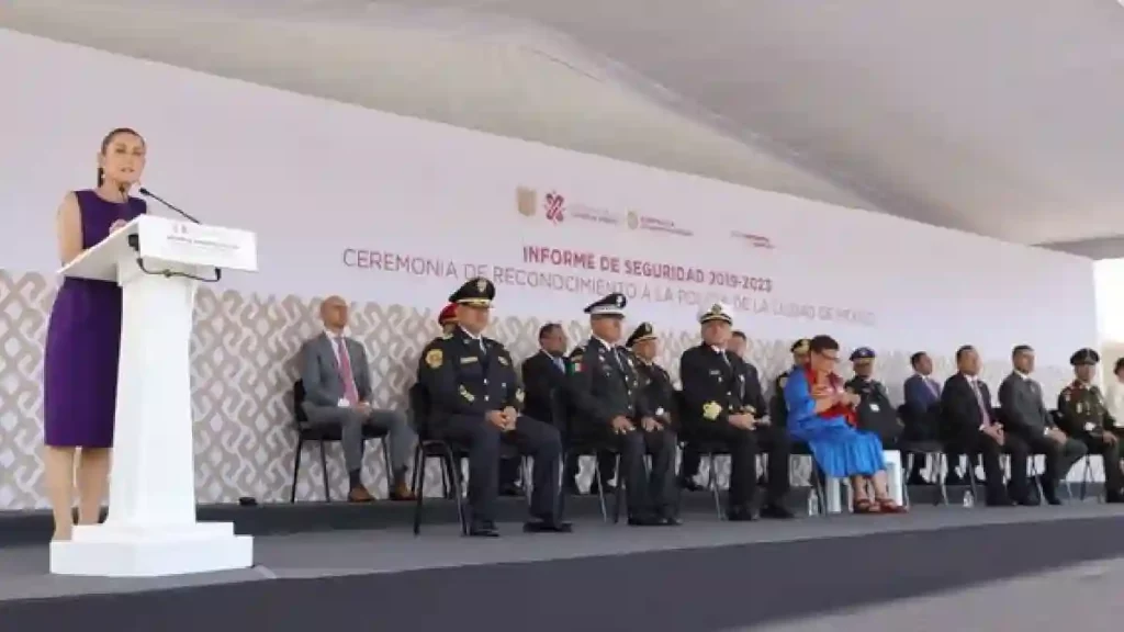"Son la mejor policía del país, gracias por su entrega y valentía": Sheinbaum celebra la reducción histórica en delitos de alto impacto