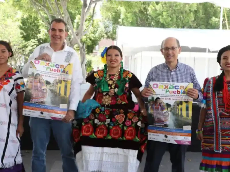 Puebla capital recibirá la cultura oaxaqueña con diez días de actividades