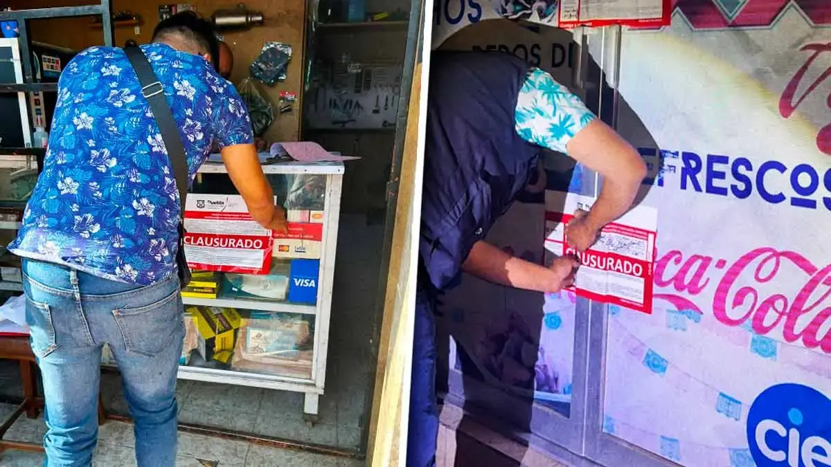 Talleres mecánicos y botaneros, los establecimientos clausurados este fin en Puebla