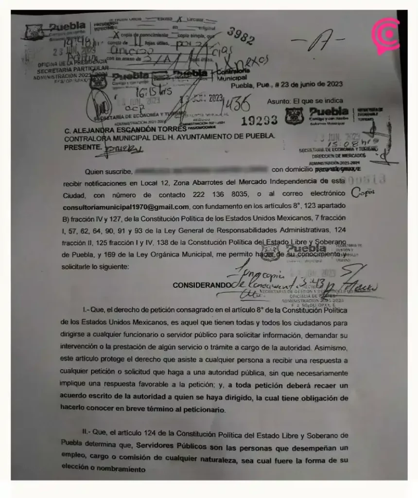 Locatarios del Mercado Independencia denuncian a funcionarios municipales por corrupción