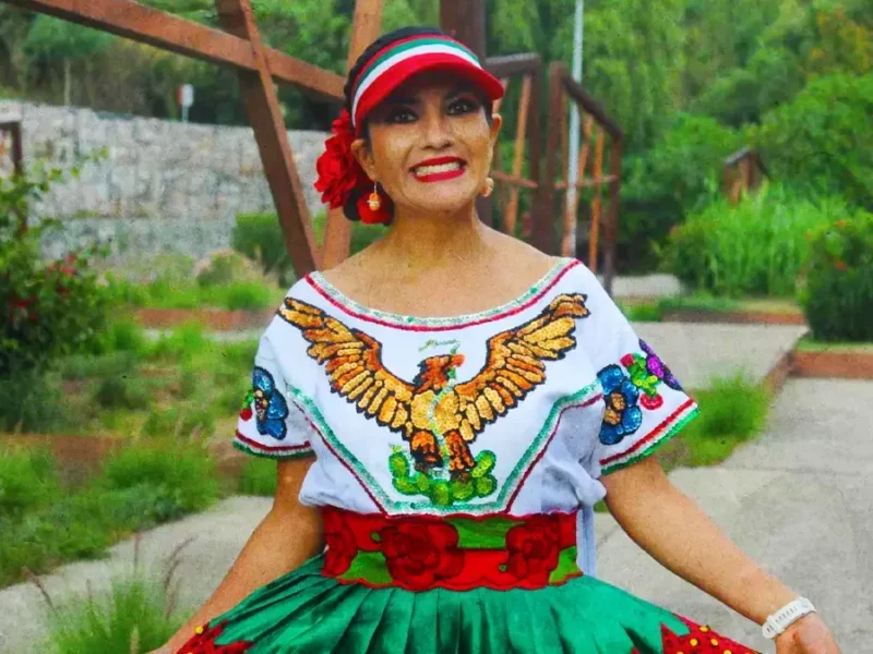 La China Poblana, corredora con causa por los niños con síndrome de West.