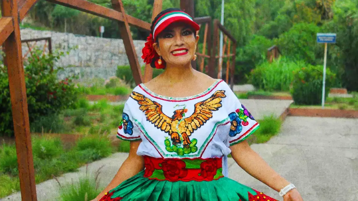 La China Poblana, corredora con causa por los niños con síndrome de West.
