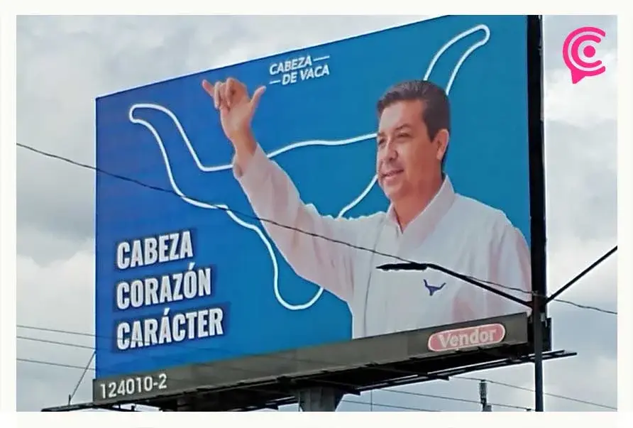 Cabeza de Vaca estrena espectaculares en Tehuacán; mira cómo son