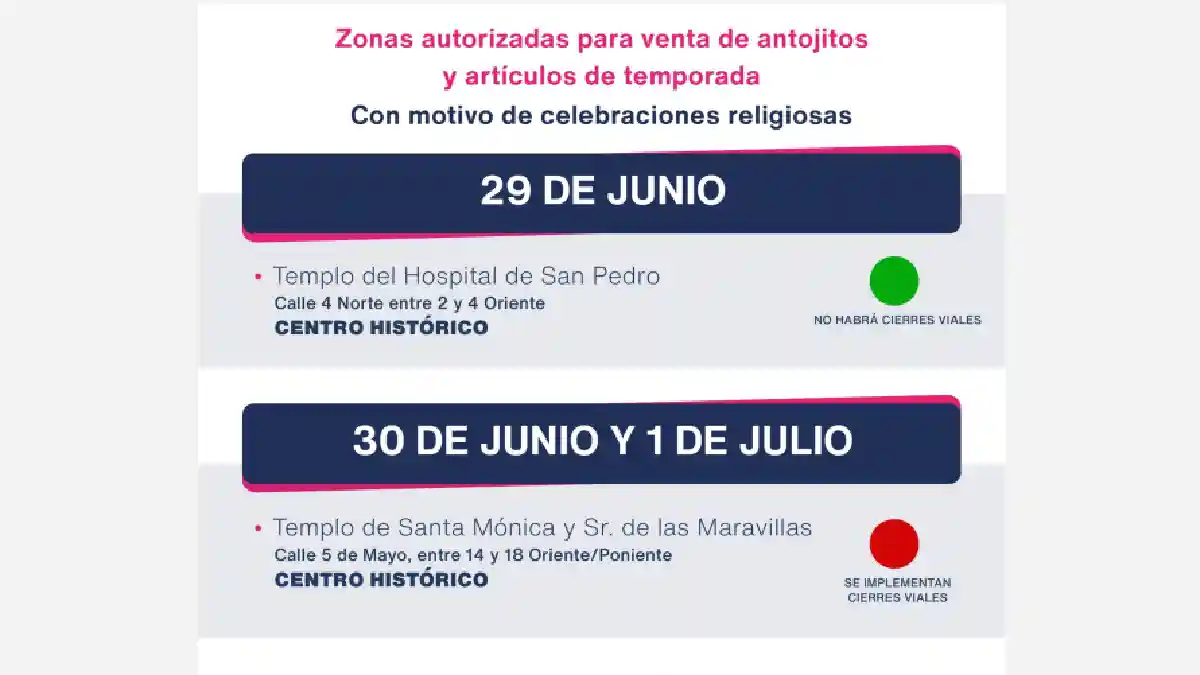 Gobernación Municipal permitirá el comercio por celebraciones religiosas en el Centro Histórico