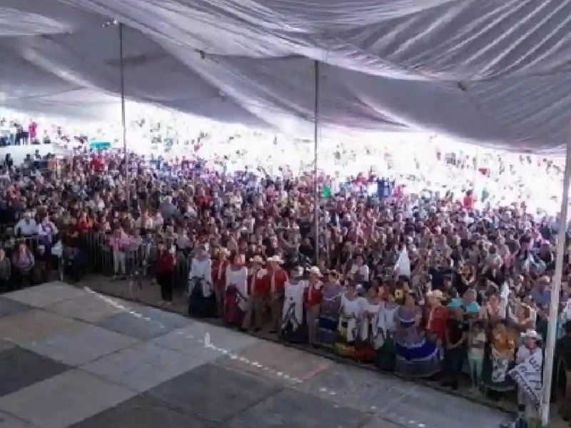 En esencia ya vamos unidos para la transformación hacia el 2024: En Tecámac, Edomex Claudia Sheinbaum celebra vivir tiempos de democracia con la 4T