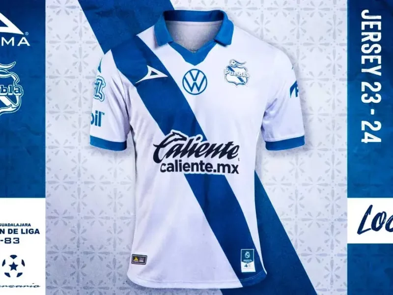 El Club Puebla presenta su nuevo jersey en honor al primer campeonato del 82-83