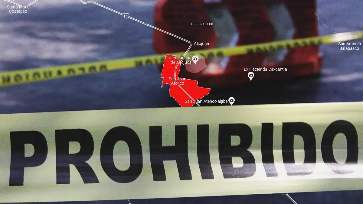 Un hombre que fue asesinado a tiros en San Juan Atenco.