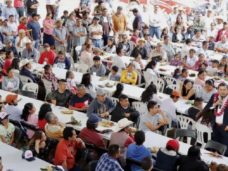 Por Amor a Puebla, justicia social para los pueblos originarios refrenda el senador Armenta