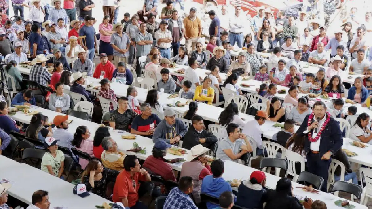 Por Amor a Puebla, justicia social para los pueblos originarios refrenda el senador Armenta