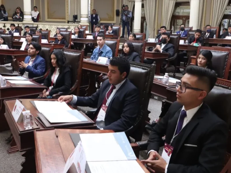 Las juventudes poblanas tienen participación activa en el Congreso de Puebla.