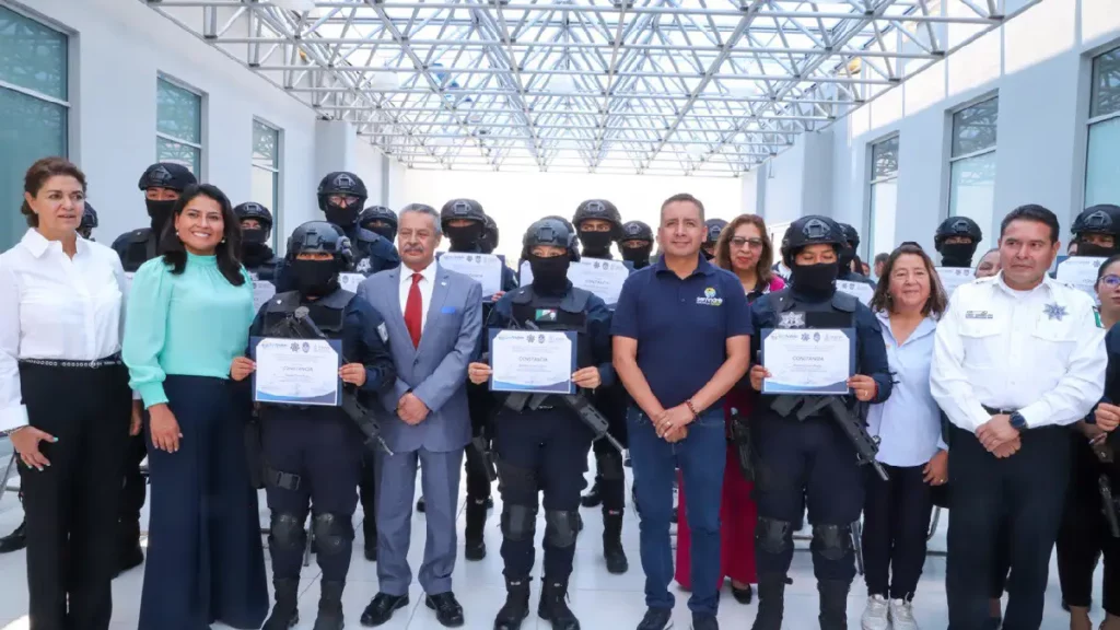 Conforma el Gobierno de San Andrés Cholula grupo de reacción inmediata de la Policía Municipal