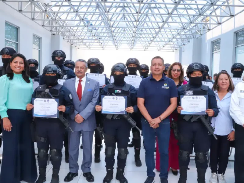 Conforma el Gobierno de San Andrés Cholula grupo de reacción inmediata de la Policía Municipal