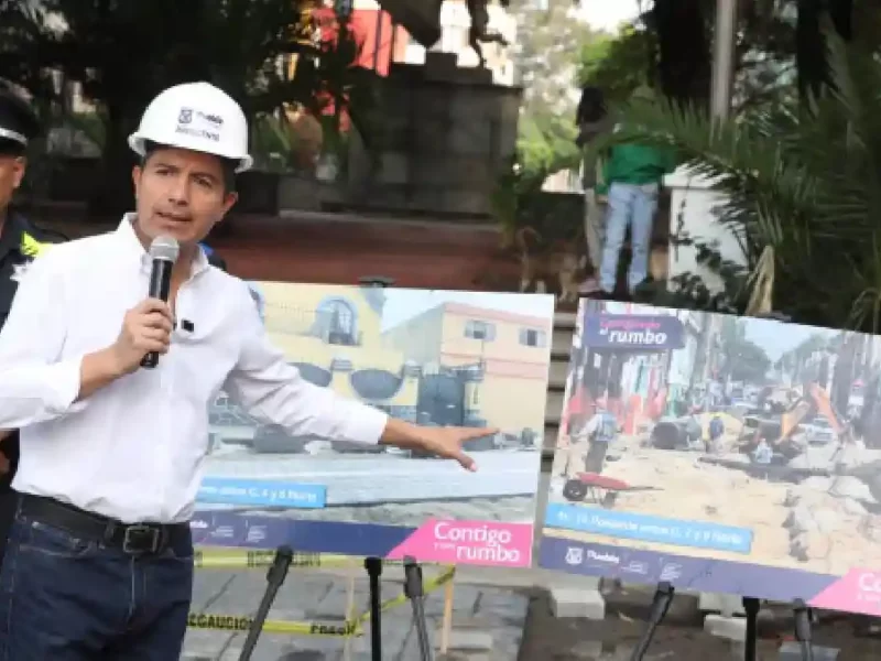 Con Brigadas Urbanas, Ayuntamiento de Puebla mejora la movilidad peatonal del Centro Histórico