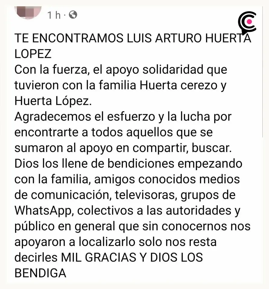 El cadáver abandonado en Naciones Unidas fue identificado como Luis Arturo, desaparecido desde el primero de julio