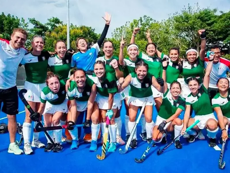 México y su primer oro en hockey sobre pasto femenil en Centroamericanos.