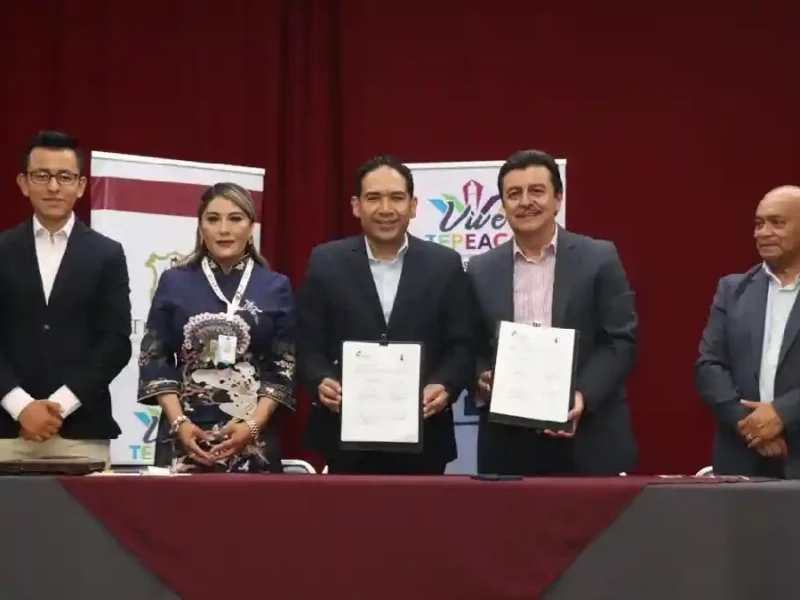 Gobierno Municipal de Tepeaca firma convenio con el ICATEP