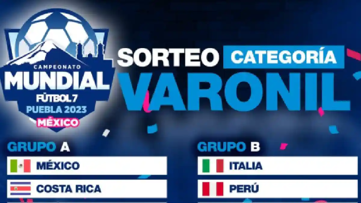 México ya tiene rivales para el Mundial de Fútbol 7, que se realizará en Puebla