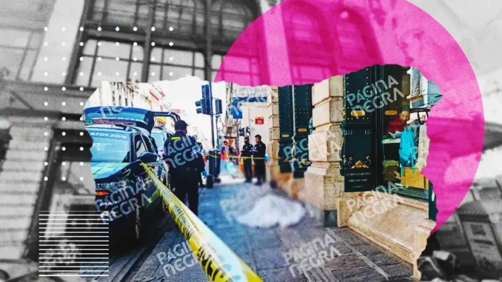 Muere afuera del VIPS en el Centro Histórico de Puebla.