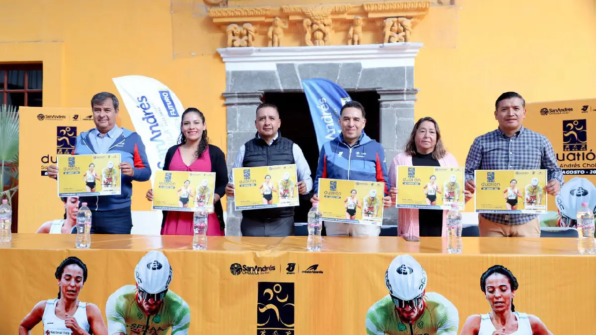 Presenta Mundo Tlatehui Duatlón San Andrés Cholula 2023