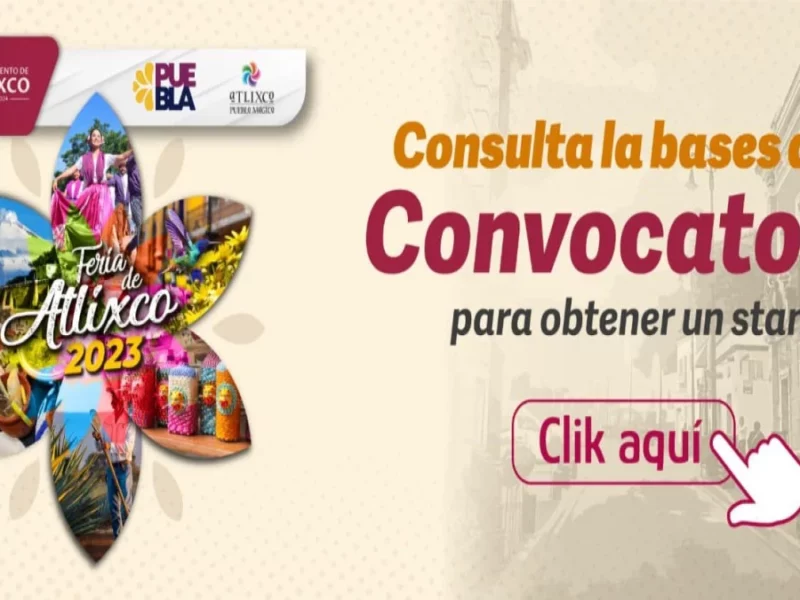 Participa como expositor en la Feria de Atlixco 2023.