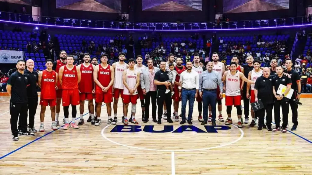 La Selección Mexicana de Basquetbol enfrentará a Argentina en Puebla como parte de la Gira Nacional 