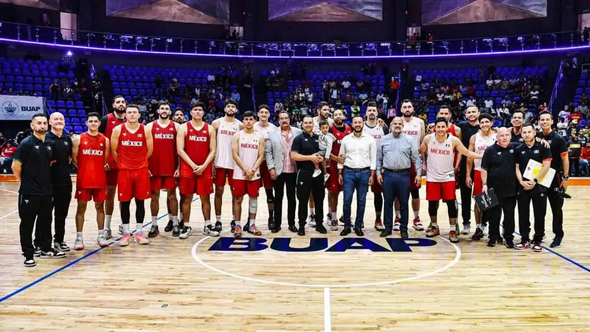 La Selección Mexicana de Basquetbol enfrentará a Argentina en Puebla como parte de la Gira Nacional 