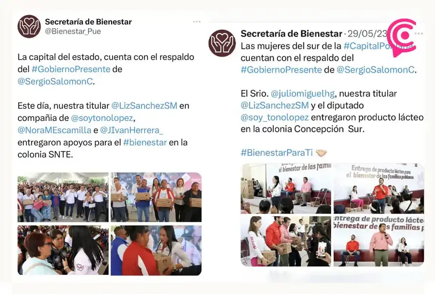 Diputados del PT Puebla usan como trampolín político la Secretaría del Bienestar.