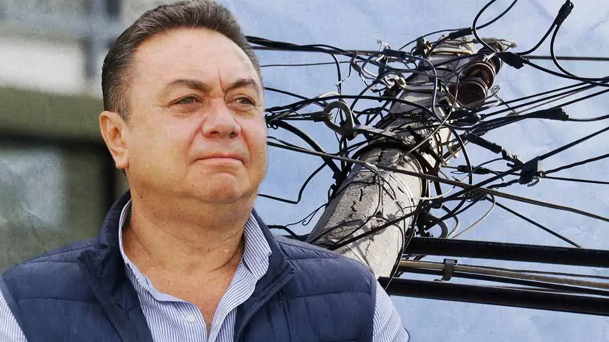 Comuna firmará convenio con CANIETI para retirar cableado suelto en Puebla capital.