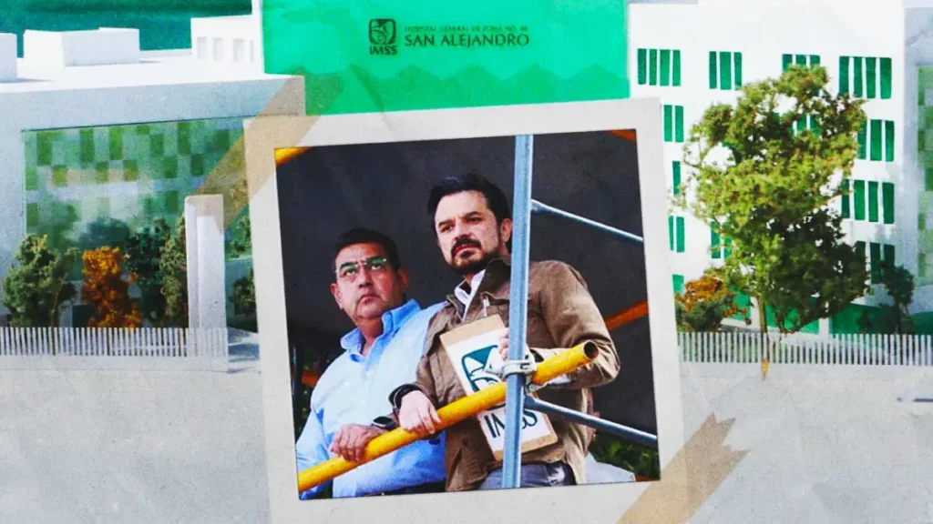 Zoé Robledo y Sergio Salomón Céspedes supervisan reconstrucción del San Alejandro 