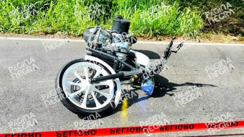 Se registra choque entre motociclistas en el municipio de Jalpan