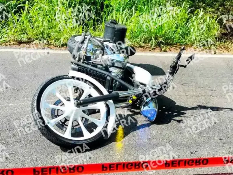 Se registra choque entre motociclistas en el municipio de Jalpan