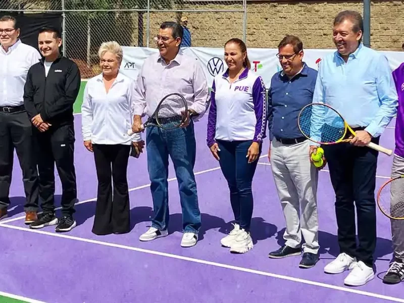 Inauguran el Torneo Nacional Juvenil de Tenis 2023 en Puebla capital.