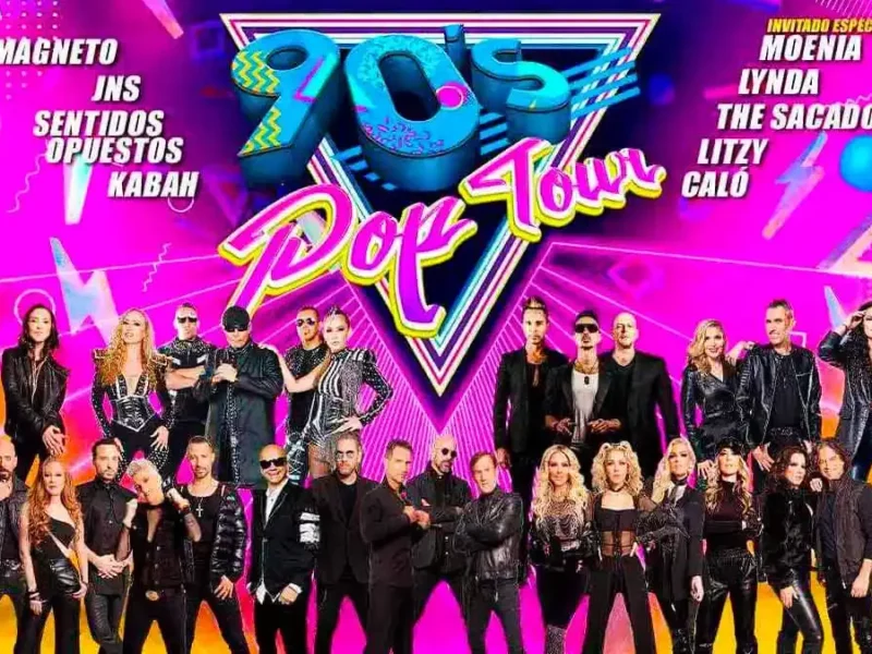 Vuelve a Puebla el 90’s Pop Tour a otro nivel, ¡no te lo puedes perder!