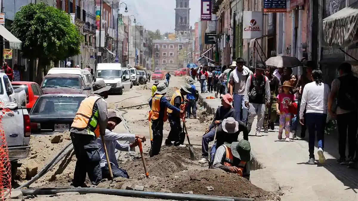 Ayuntamiento colocará supervisores en obras del Centro Histórico de Puebla