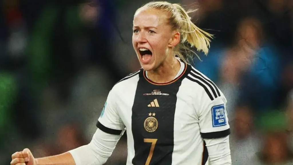 Alemania golea a Marruecos en su debut en la Copa Mundial Femenil 2023.