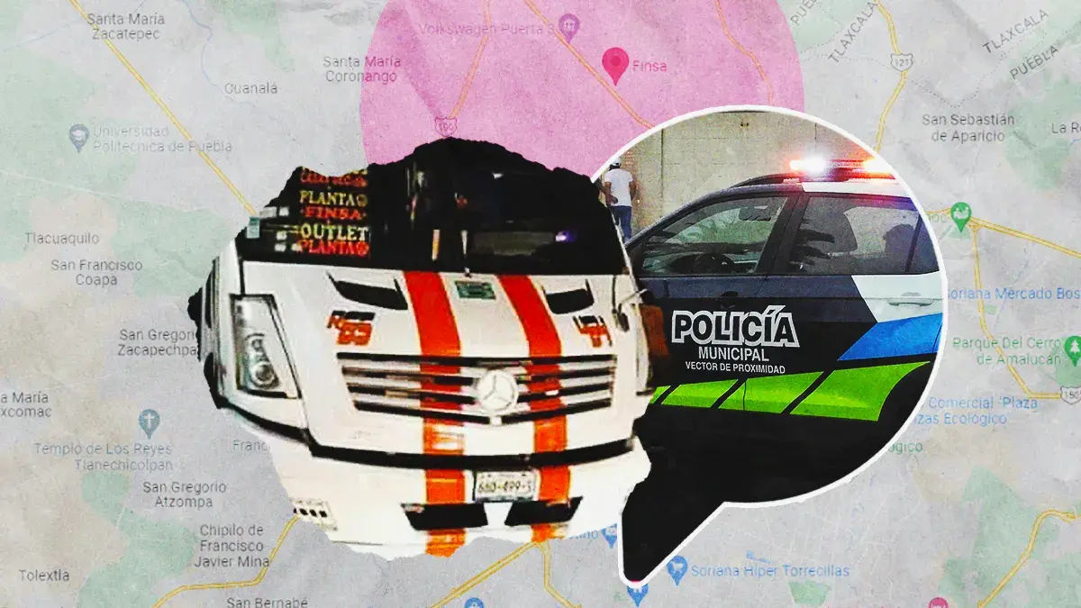 Balean a dos pasajeros de la Ruta 65 durante violento asalto en Cuautlancingo 