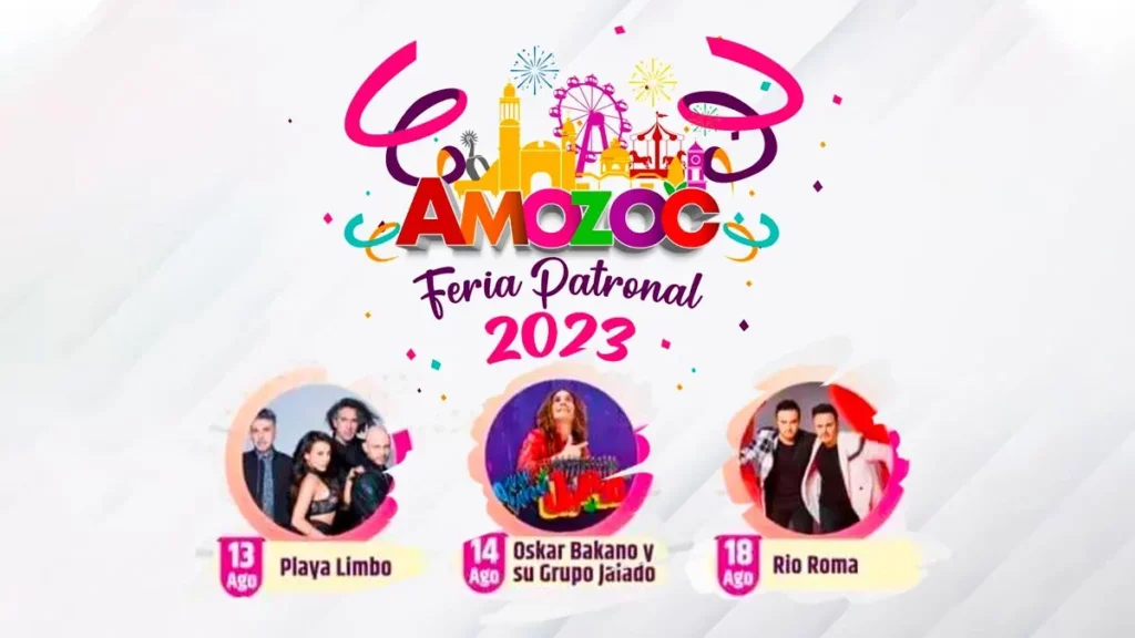 Rio Roma, Playa Limbo y Grupo Jalado en la Feria de Amozoc 2023