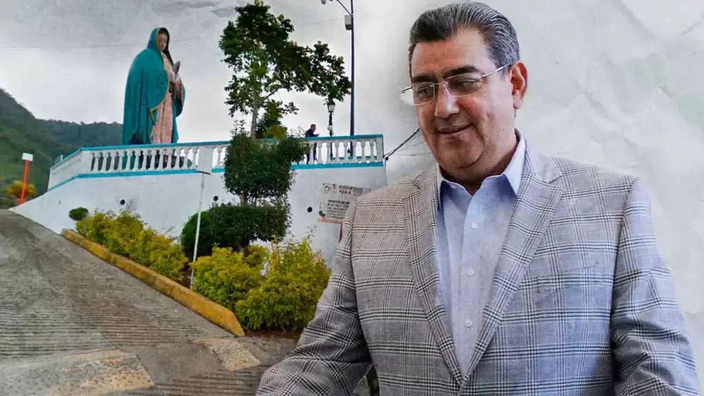 Sergio Salomón Céspedes anuncia auditorio nuevo y bachillerato para Xicotepec.