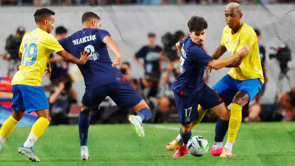 Sin Kylian Mbappé, el PSG vs Al-Nassr termina sin goles, en juego amistoso.