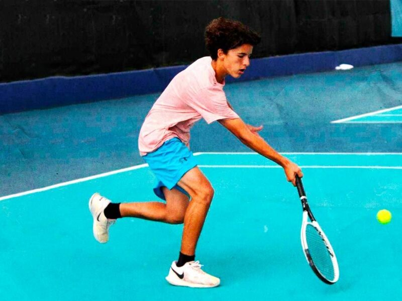 Jugadores de Puebla, presentes en el Campeonato Nacional de Tenis.