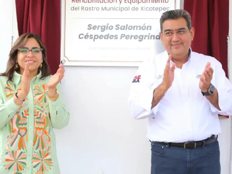 Inaugura Sergio Salomón rastro en Xicotepec; refleja trabajo coordinado con los municipios