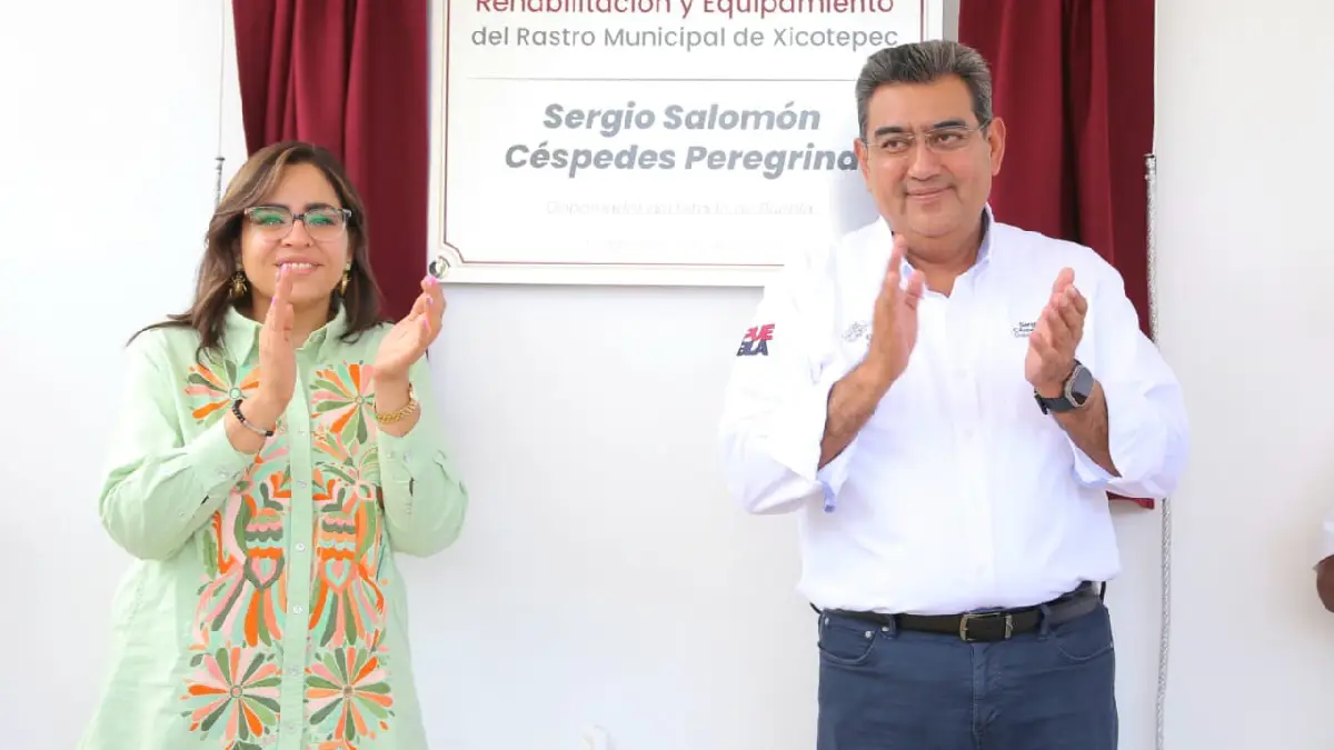 Inaugura Sergio Salomón rastro en Xicotepec; refleja trabajo coordinado con los municipios