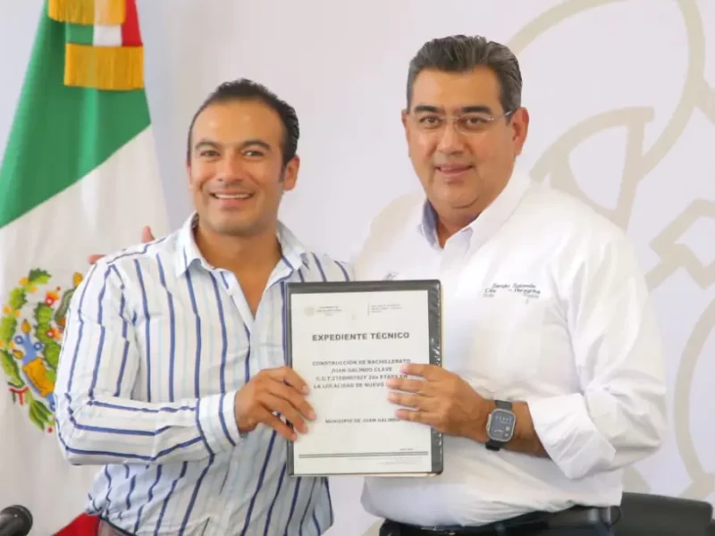 En Juan Galindo y Naupan, Sergio Salomón llama a alcaldes a seguir invirtiendo en seguridad pública