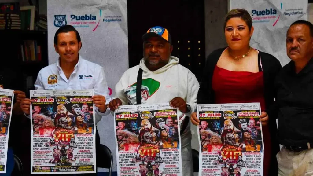 En la ciudad de Puebla se llevará a cabo la función de Lucha Libre VIP.