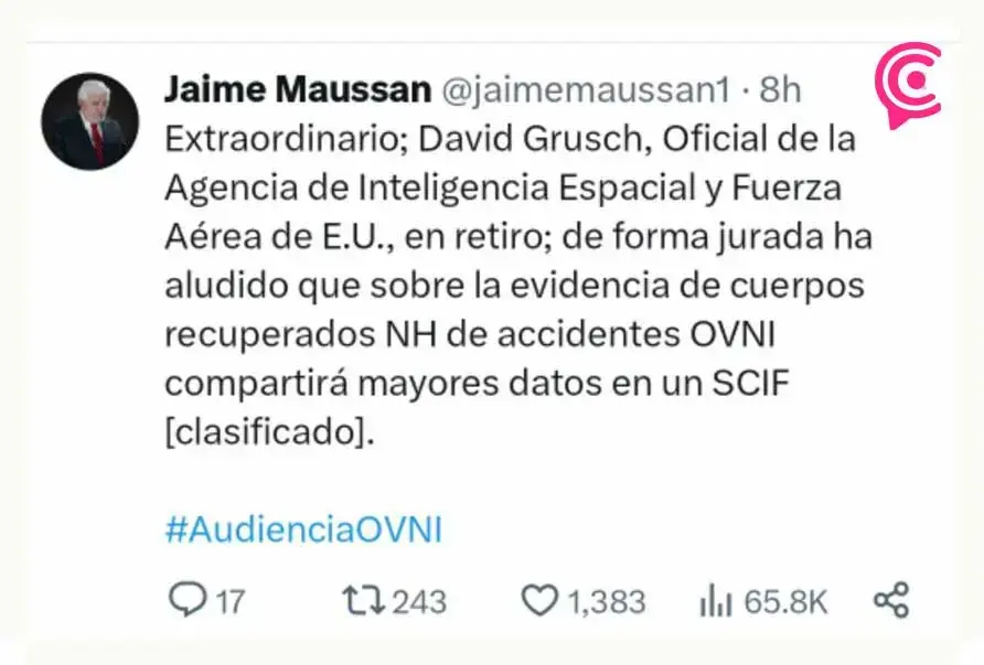 Exmilitares aseguran que Gobierno de EU oculta información sobre Ovnis; así reaccionó Maussan