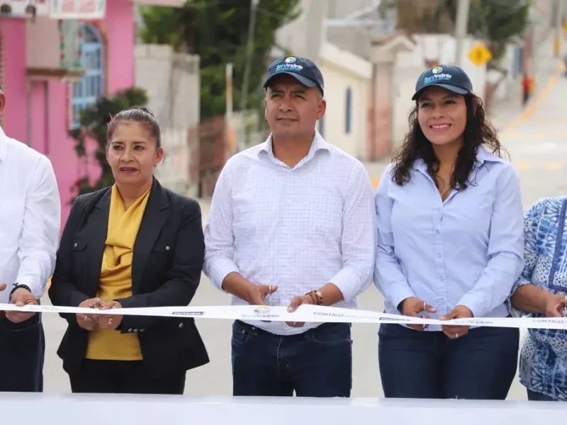 Inaugura Mundo Tlatehui calle Frontera de la Colonia Concepción Guadalupe