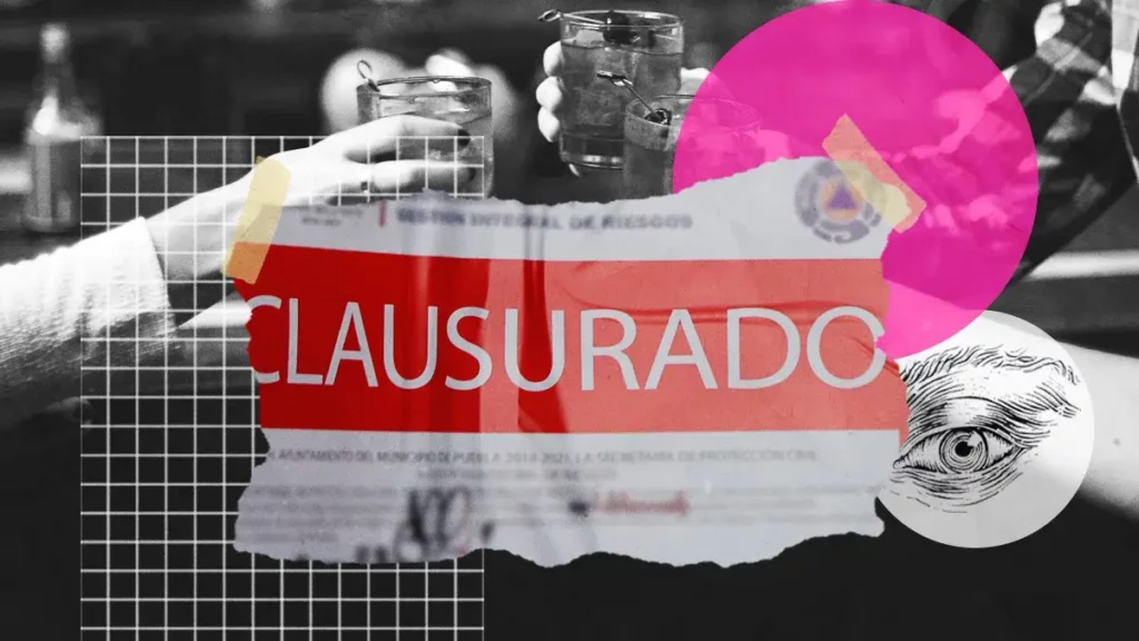 El 90% de los bares visitados por el Ayuntamiento de Puebla, fueron sancionados o clausurados