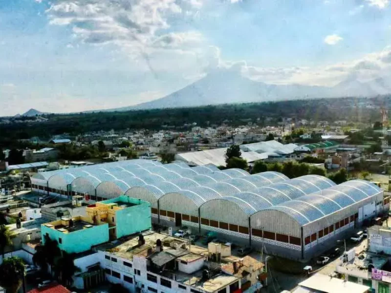 Darán mantenimiento a techo del mercado Hermanos Serdán en Huejotzingo