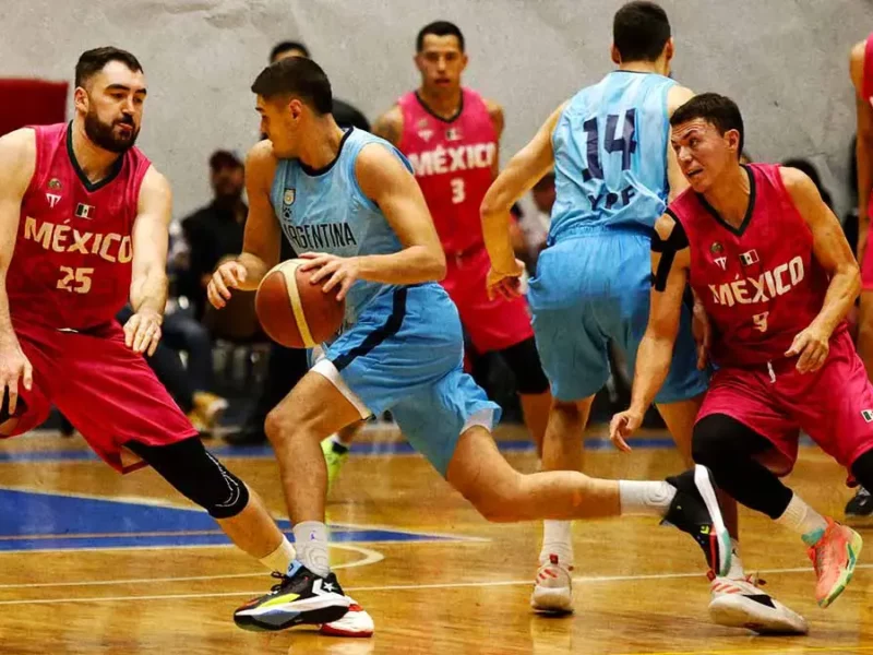 En dramático juego, la Selección Mexicana de basquetbol derrota a Argentina en Puebla 